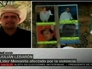 Mexicanos quieren reconstruir el tejido social: Lebarón