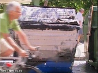 Quema de contenedores en Zarautz