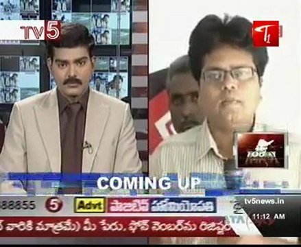 TDP Members Press Meet in Assembly Media Point - TV5 News @ 11AM 03rd August 2009