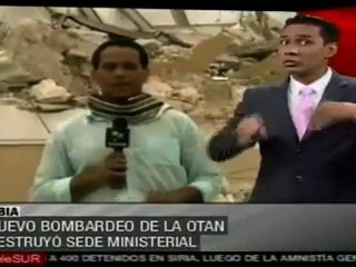 Libia cuestiona a la OTAN por bombardear objetivos civiles