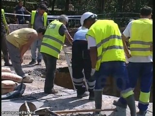 Gran socavón en Figueres