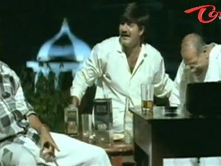 Rajendra Prasad - Srikanth - Chakravarthi Drinking Comedy Scene