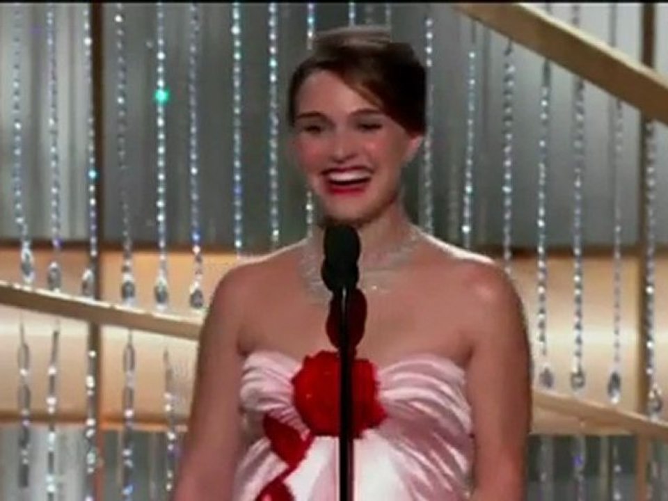 Natalie Portman's Laugh At Golden Globes 2011