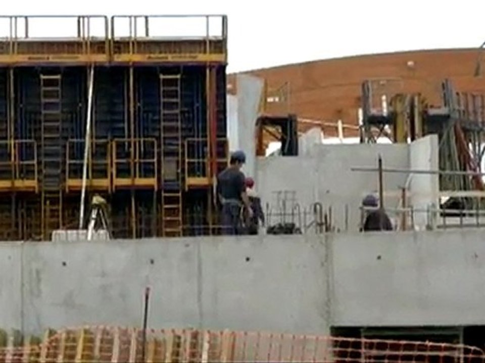 Les travaux de la piscine avancent à grands pas