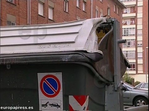 Queman dos contenedores en Vitoria