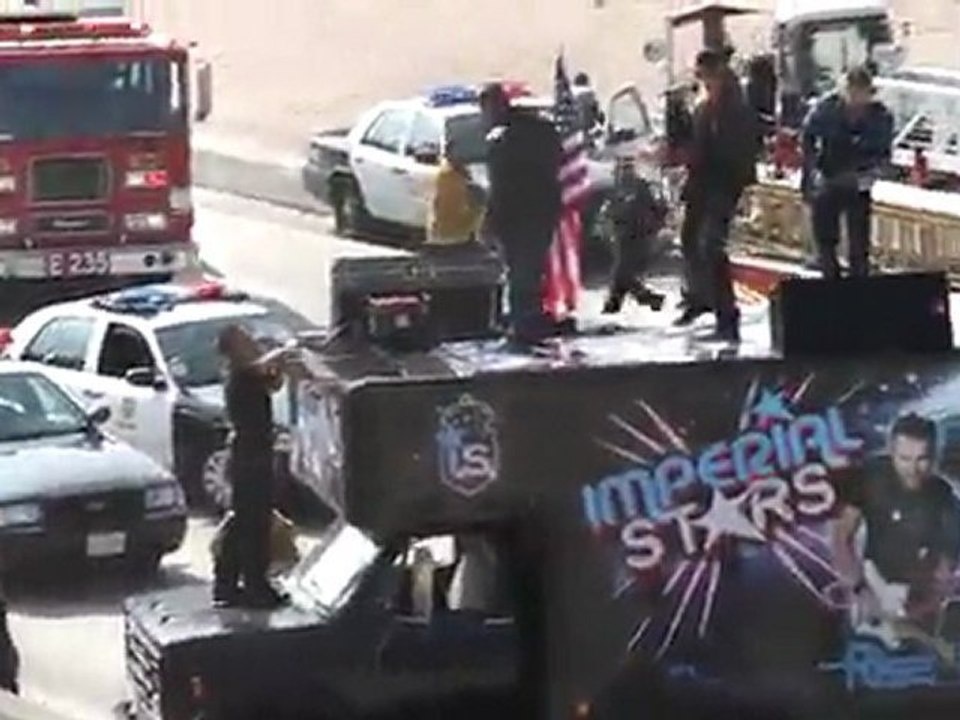 Imperial Stars Block der 101 Freeway in Hollywood