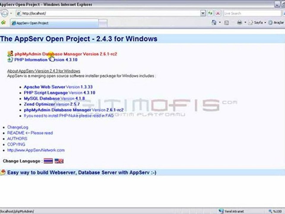 Php Ders 1 - Php İçin Appserver Kurulumu