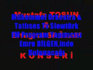 Mustafa Tosun Ertuğrul Sağlam  KONSERİ