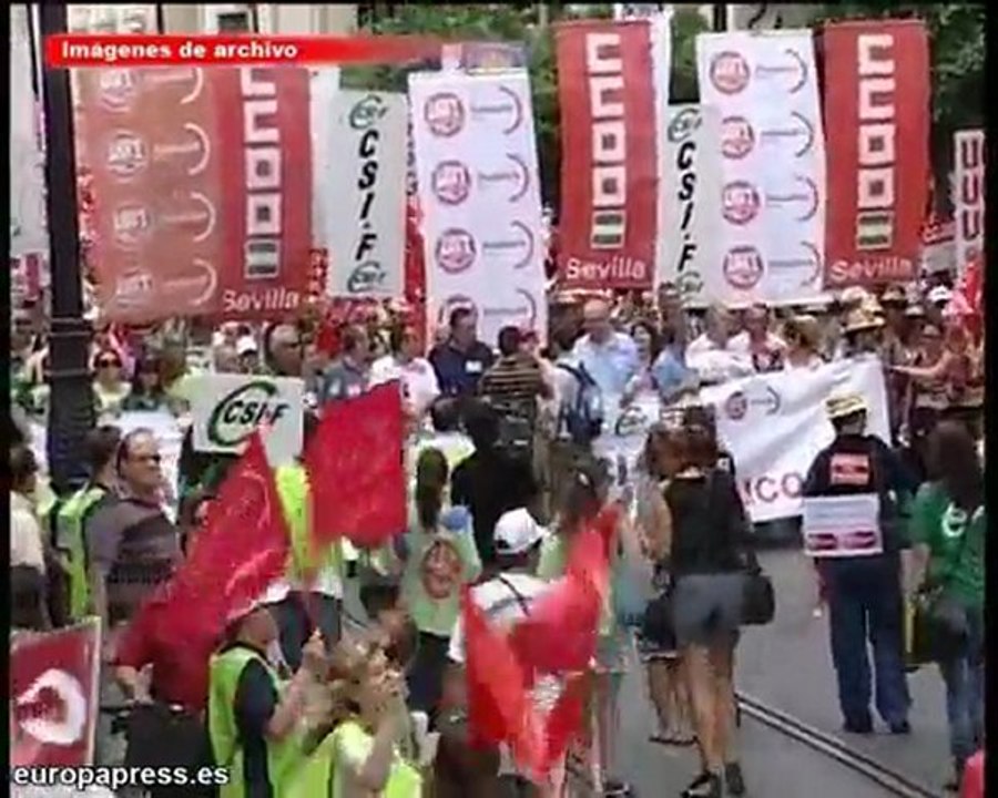 Andalucía pierde horas laborales por huelga