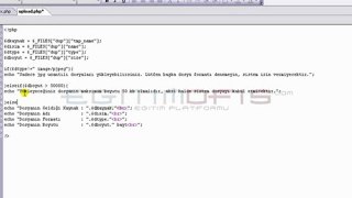 Php Ders 39 - Dosya Upload Bilgi Alma 2