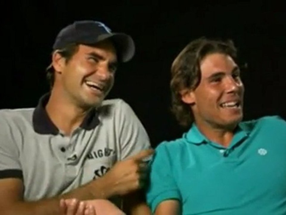 Federer et Nadal : Fou rire historique pour la bonne cause !