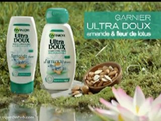 pub Garnier Ultra Doux amande & fleur de lotus 2011