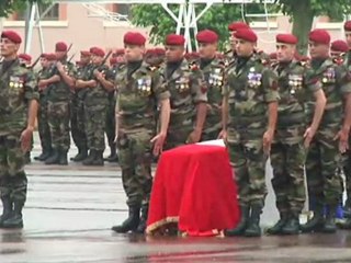 Cérémonie d’hommage au sergent Guillaume Nunes-Patego