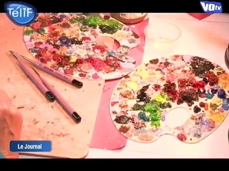 Brigitte Sanches, peintre sur plumes (Domont)