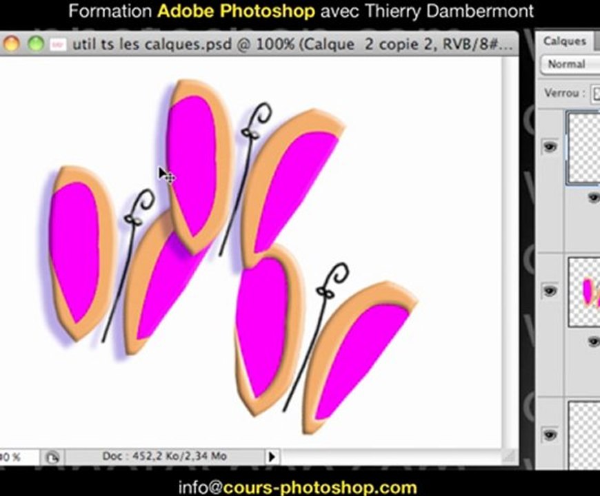 Partie 1 - Quelques astuces pour manipuler les calques dans Photoshop