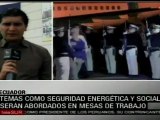 Ecuador y Venezuela instalan mesas de trabajo productivo