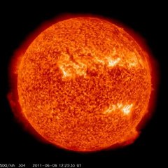 Enorme éruption solaire