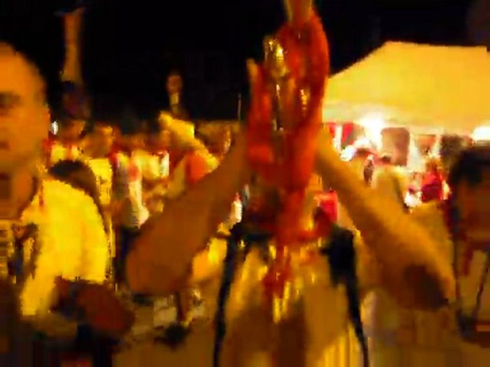 Féria de Dax 2010 - petit battle à la trompette tard dans la nuit