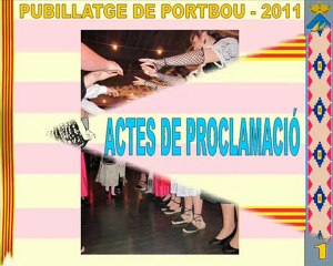 Elecció del Pubillatge de Portbou 2011