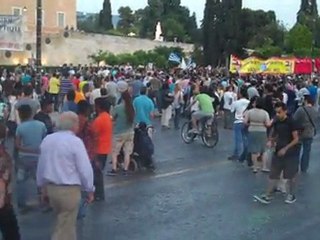 σύνταγμα διαμαρτυρία 14η μέρα