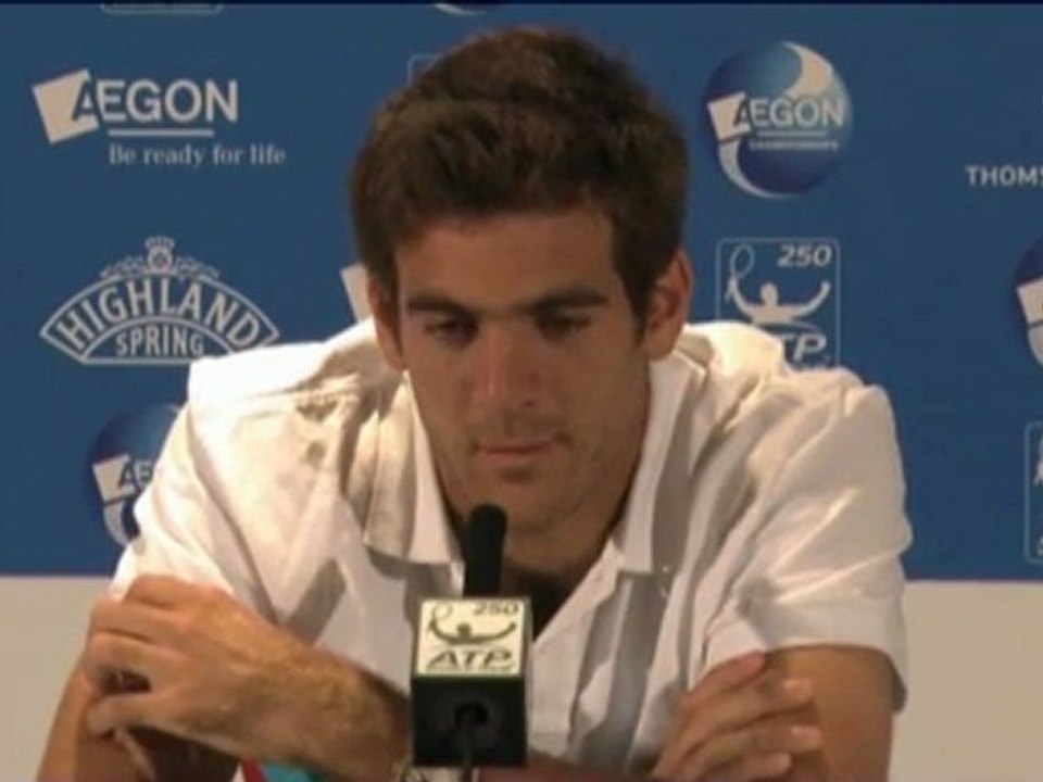 Queens - Del Potro will sich auf Gras verbessern