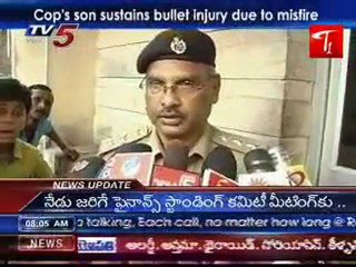 Cop's son sustains bullet injury due to misfire