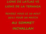 LIONS DE LATLAS VS LIONS DE LA TERANGA 10 AOUT 2011 Dakar Match Test