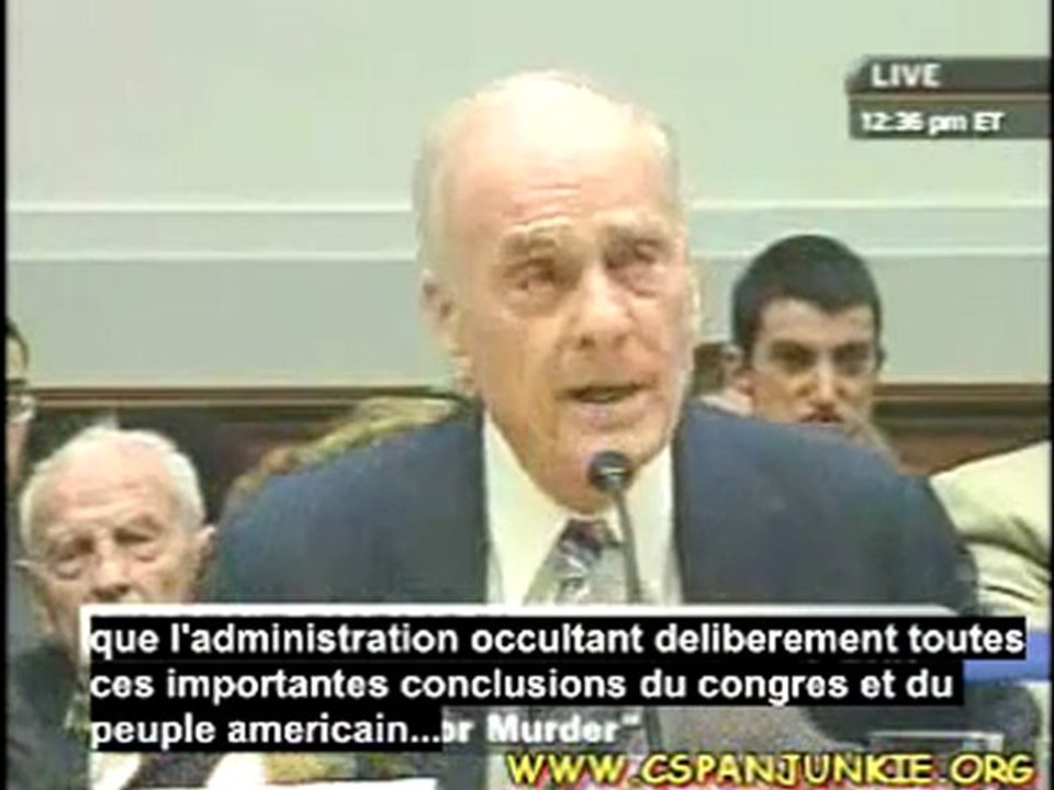 Georges Bush accusé de meurtre avec préméditation ignorant les infos de la CIA