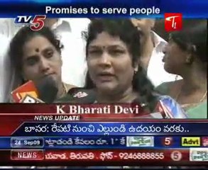 New Tekkali MLA K Bharati Devi swears in Promises to serve people