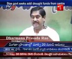 State govt seeks addl drought funds from centre: Revenue Minister Dharmana Prasada Rao