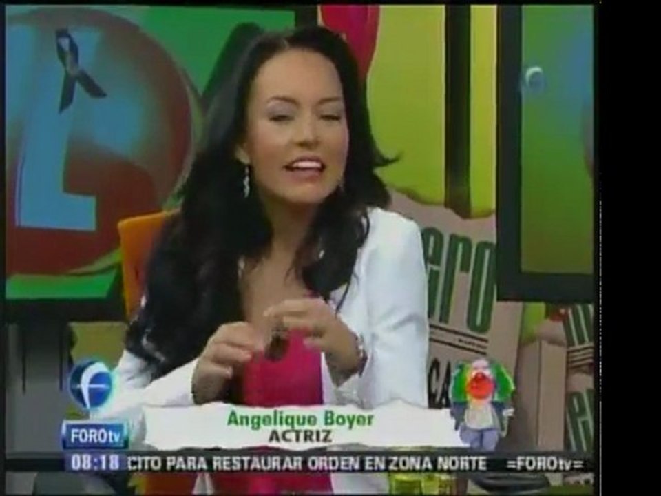 Angelique Boyer en El Mañanero