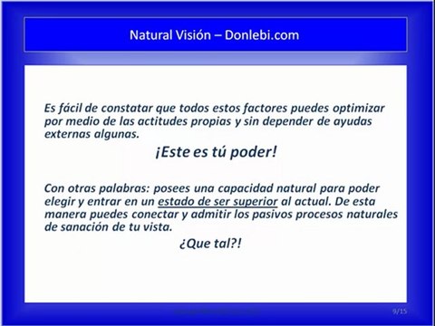 como se puede curar miopía naturalmente