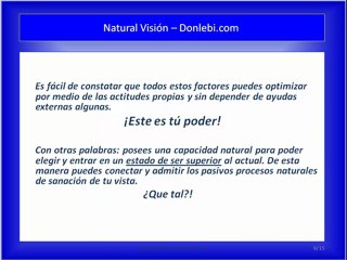 como se puede curar miopía naturalmente