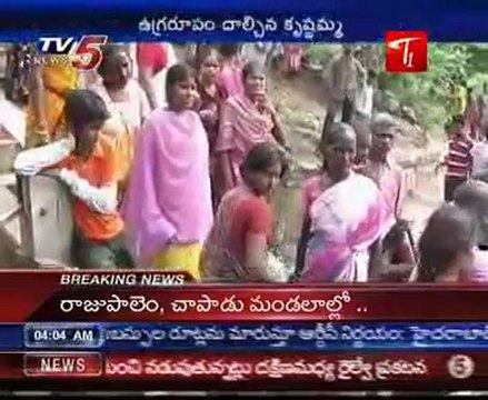 Flood water in Vijayawada Bavanipuram, Golapudi, Ibrahimpatnam, Karakatta colonies
