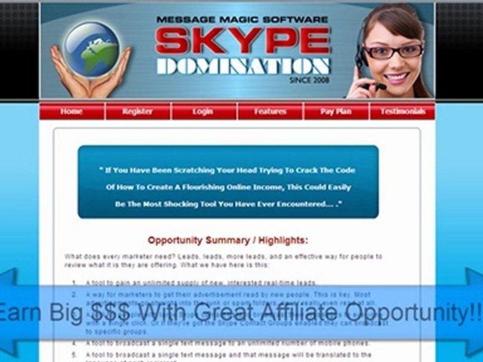 Message Magic- Build Residual Income Fast And Gain Maximum Leverage!