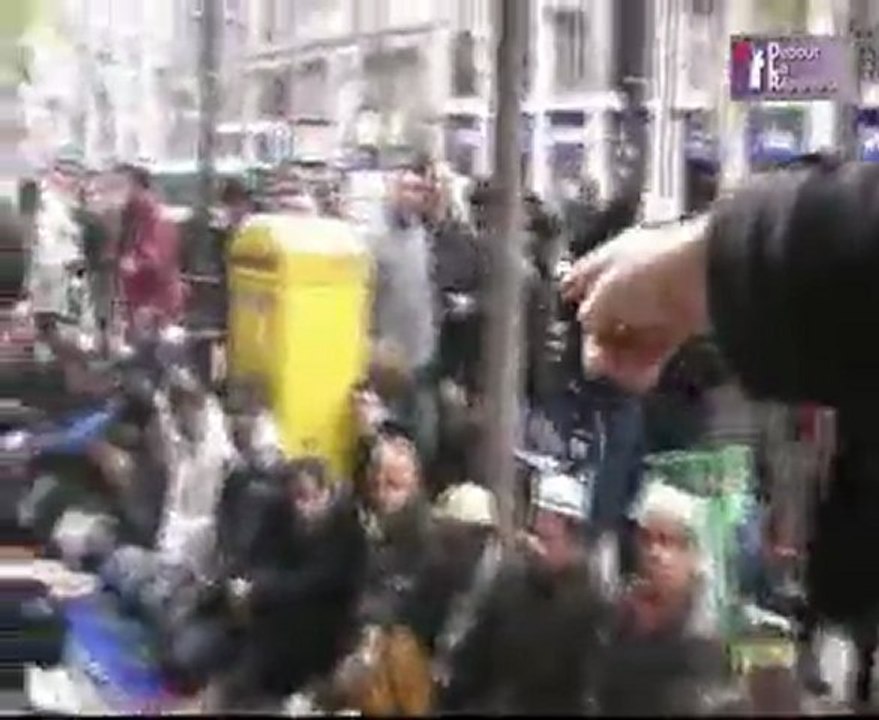 Paris un courageux caméraman
