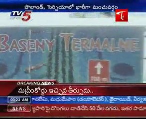 heavy snowfalls in Poland