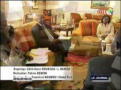 Arrivée de Mme Antoinette Sassou N’Guesso à New-York aux USA