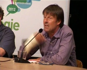 gaz de schiste, citoyenneté et politique, rencontre avec Hulot aux primaires EELV