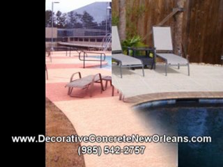 Download Video: Stamped Concrete Overlays New Orleans LA Cement Stamping Mandeville