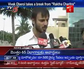 Vivek Oberoi takes a break from "Raktha Charitra"