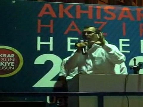 Ak PArti Manisa Milletvekili Adayı Uğur Aydemir Hürriyet Mahallesi Mitingi