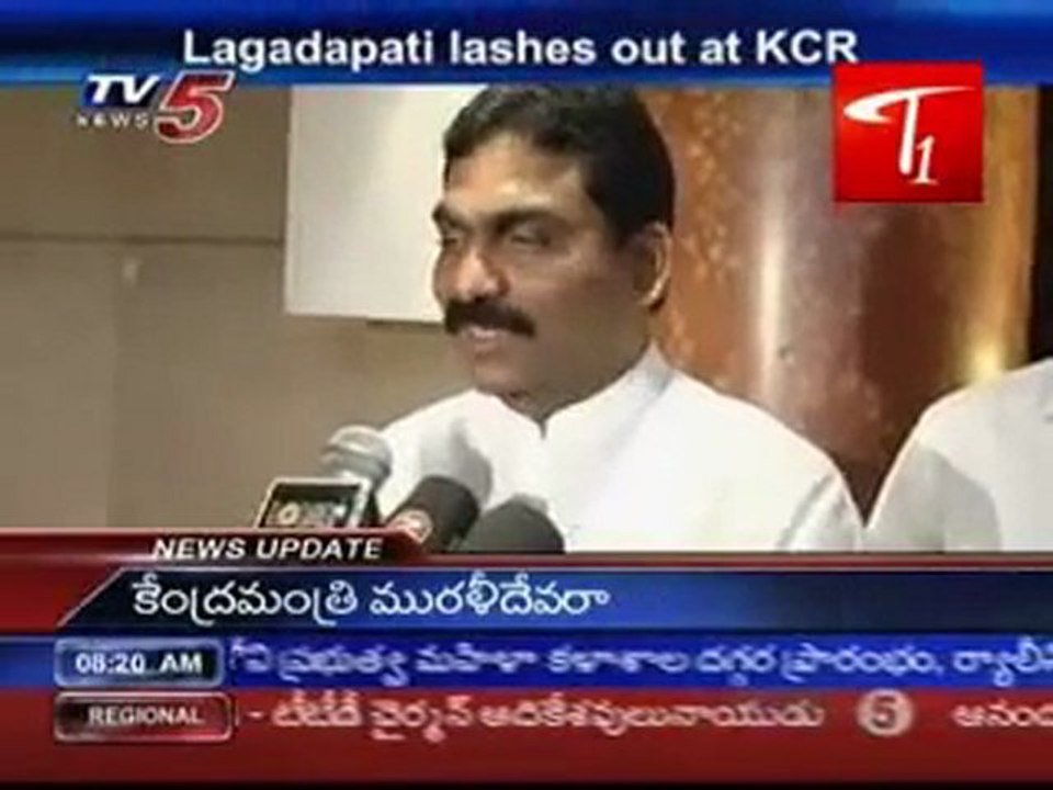 Lagadapati lashes out at KCR
