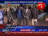 Madonna returns to Malawi to launch girls'school