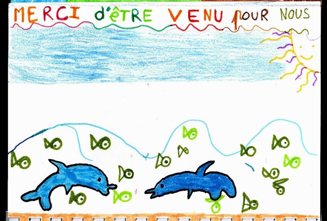 Dessins des élèves de l'école privée Marie Rivier à Chanac (48)