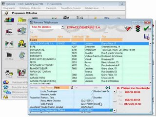 Annuaire: Présentation Optimizze - ERP - V12