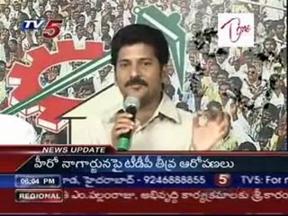 TDP MLA Revanth Reddy Questioned Loksatha, how advt with Narjuna