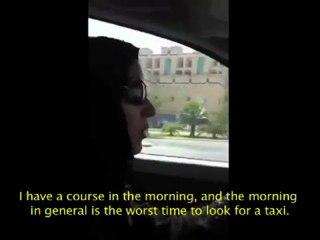 Manal Al Sharif driving in Saudi Arabia (with English subtitles)