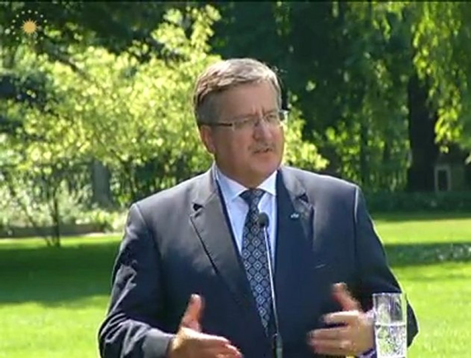 Cumhurbaşkanı Gül ve Polonya Cumhurbaşkanı Bronislav Komorowski'nin ortak basın toplantısı