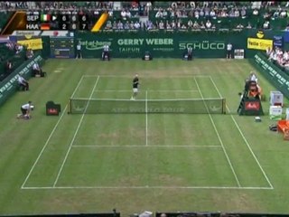 Halle - Seppi avanza contro Haas